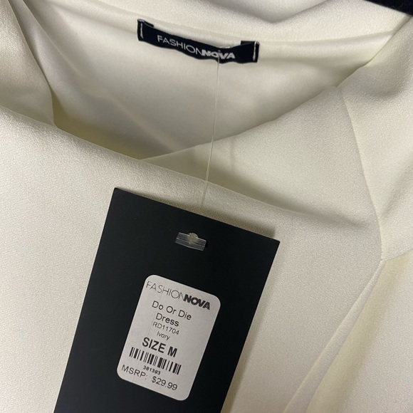 Brand New White Fashion Nova Dress - Picture 3 of 3